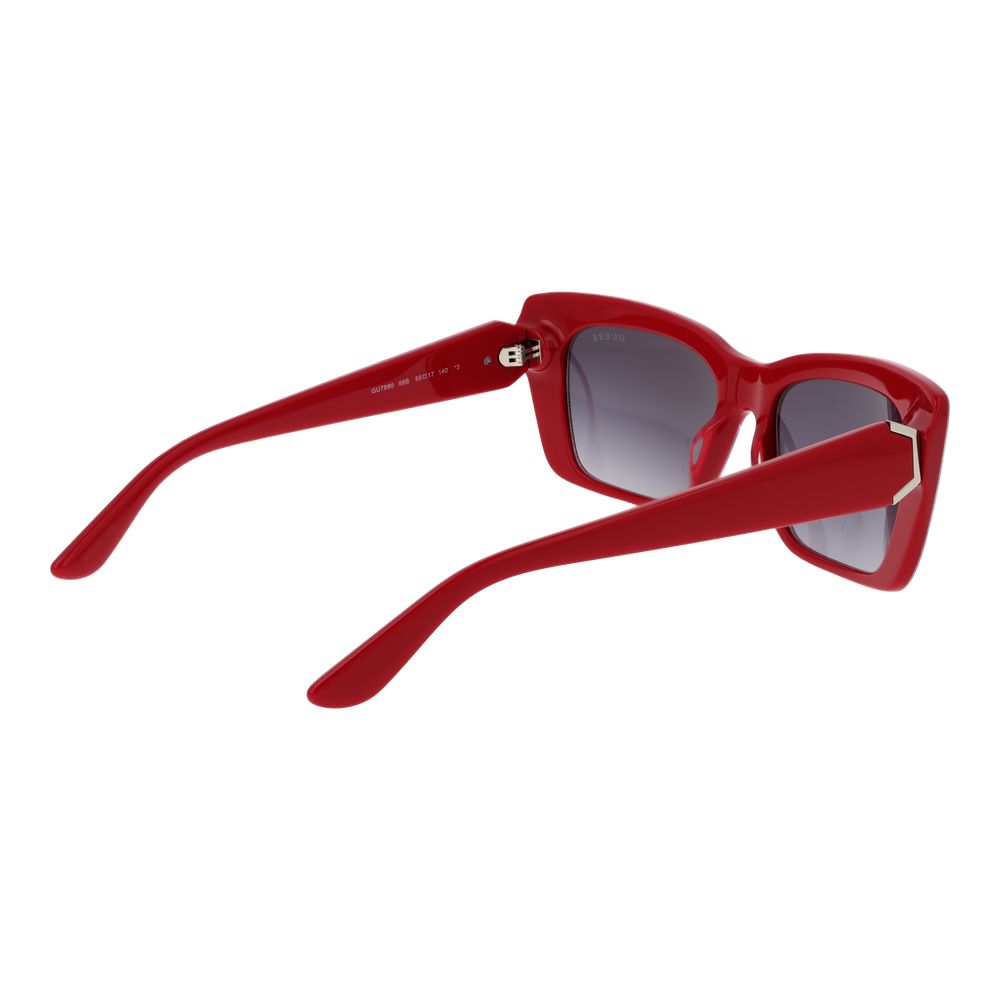 Ochelari de soare Guess roșii pentru femei