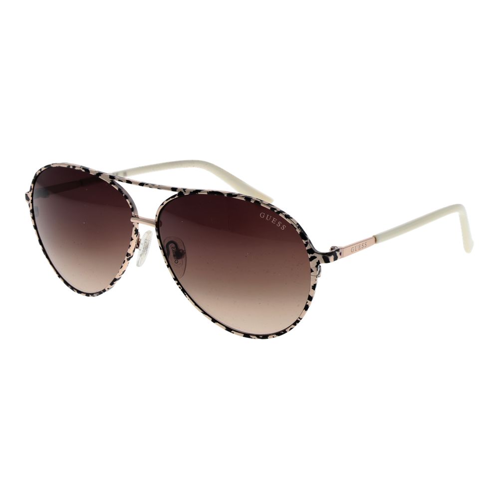 Ochelari de soare Guess crem pentru femei