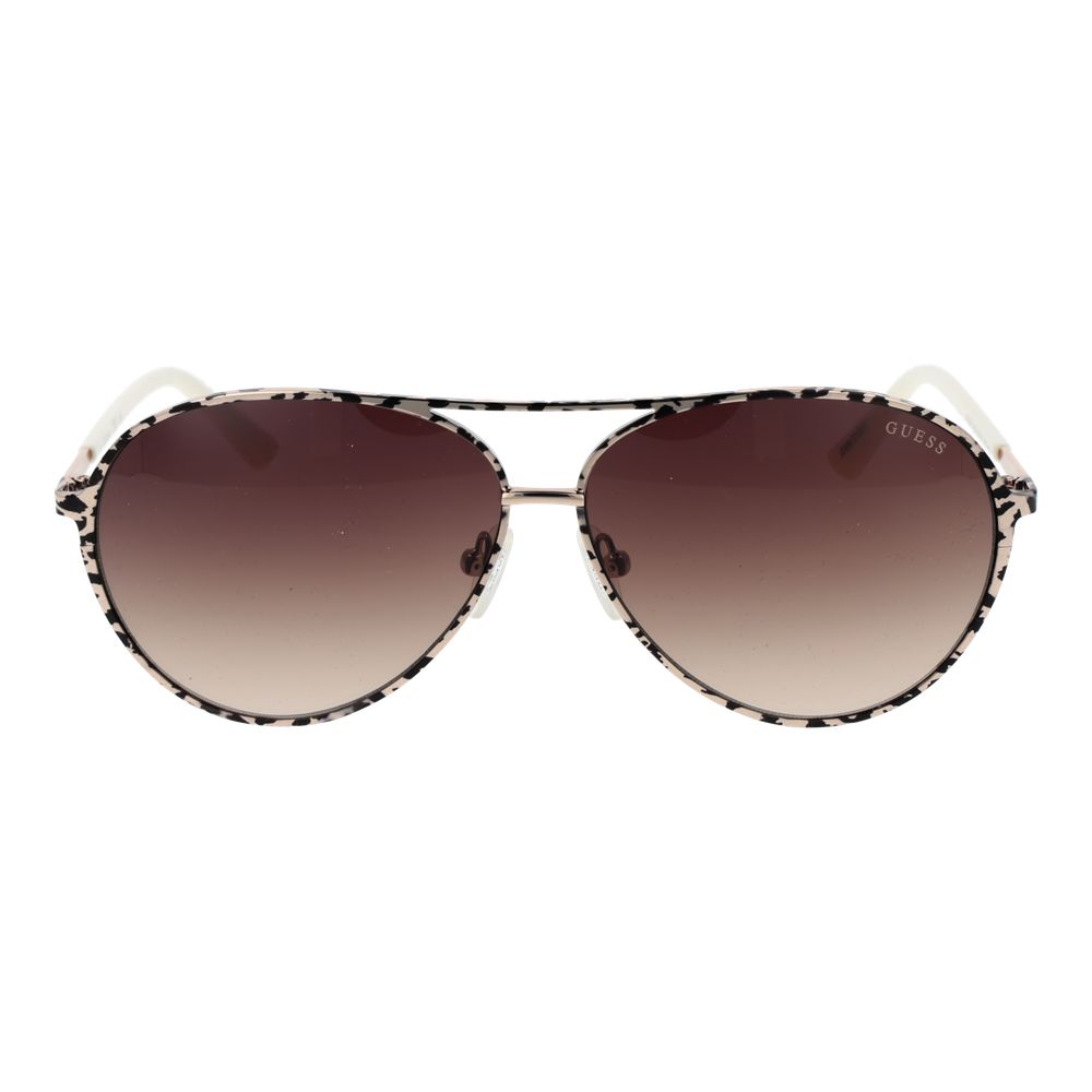 Ochelari de soare Guess crem pentru femei