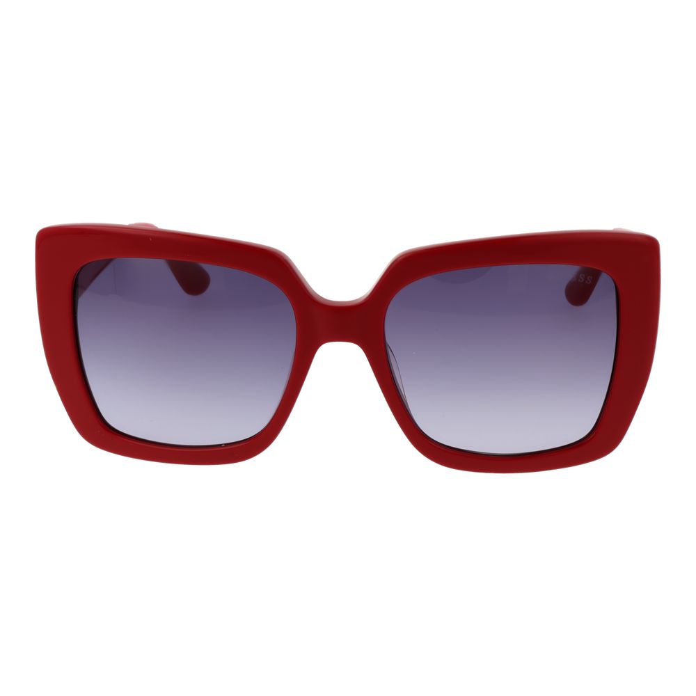 Ochelari de soare Guess roșii pentru femei