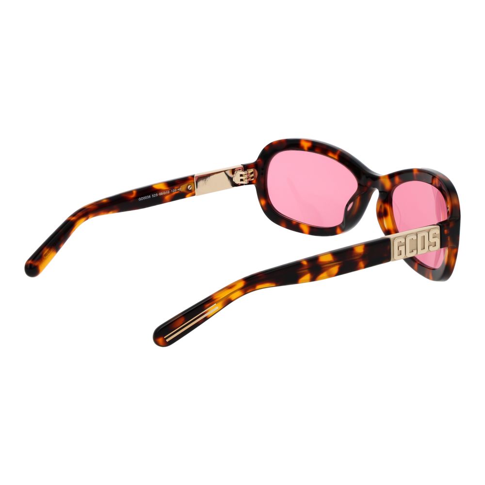 GCDS Braune Unisex-Sonnenbrille