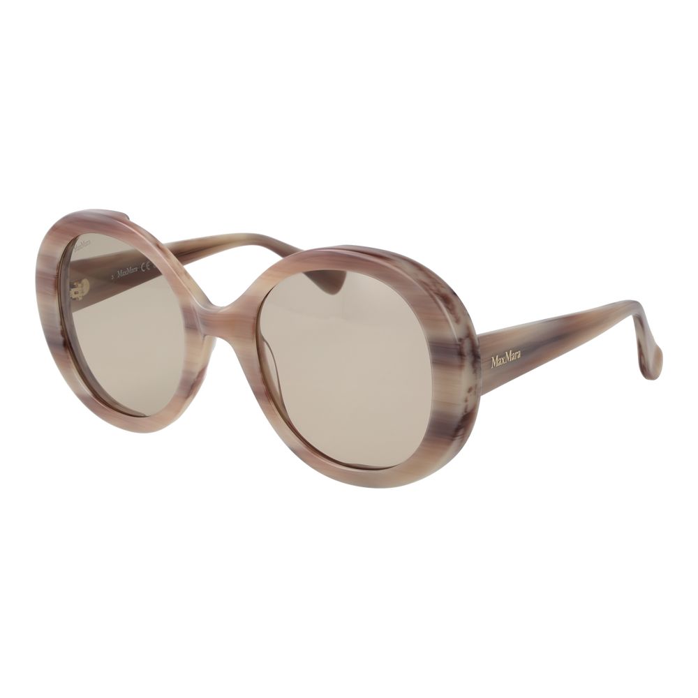 Max Mara Creme Damen Sonnenbrillen