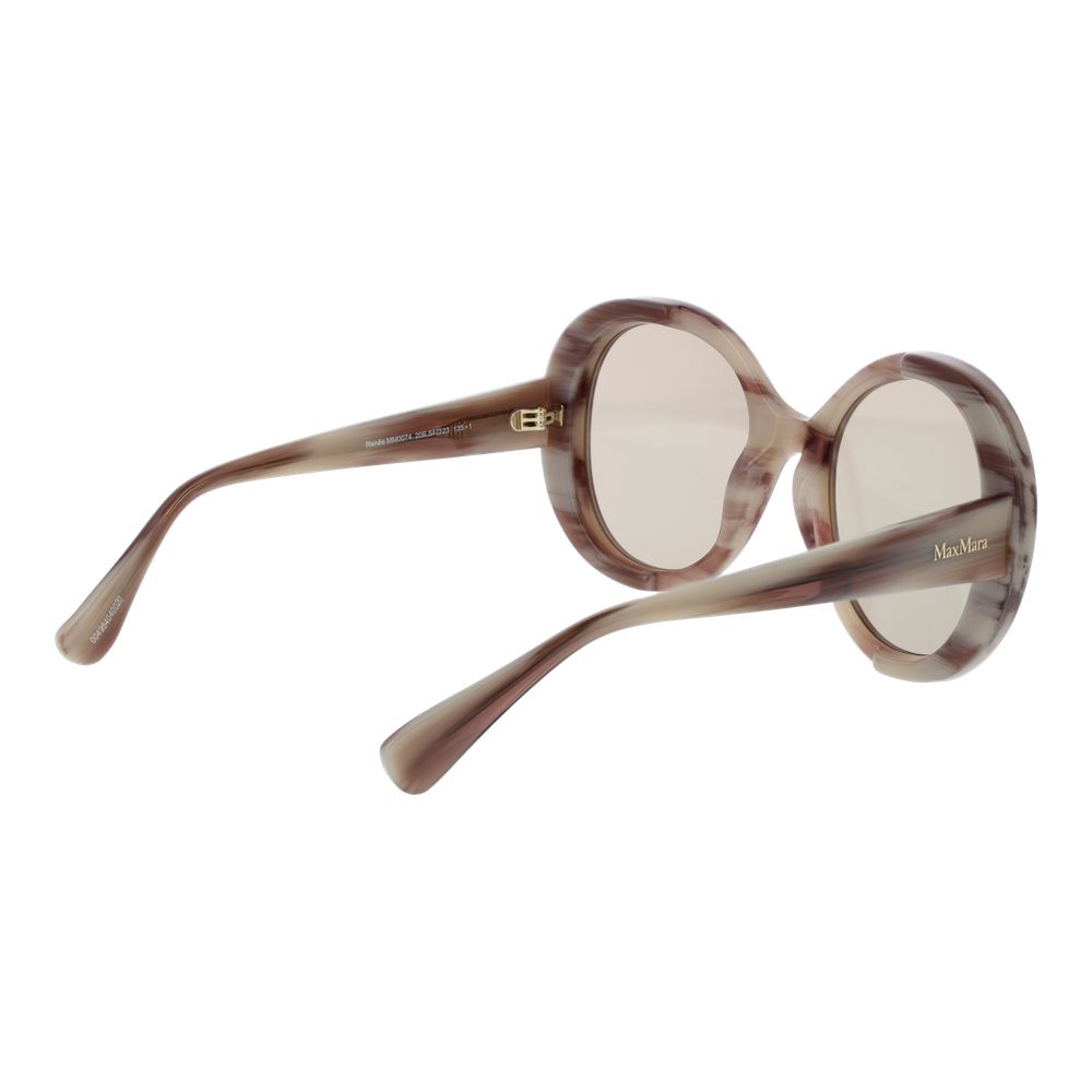 Max Mara Creme Damen Sonnenbrillen