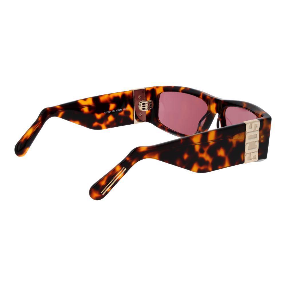 Ochelari de soare unisex maro GCDS