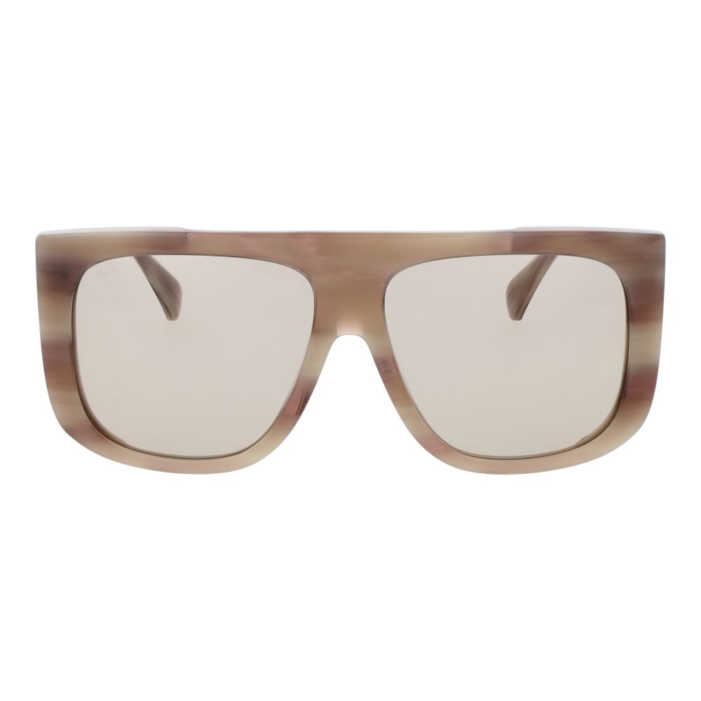 Max Mara Creme Damen Sonnenbrillen