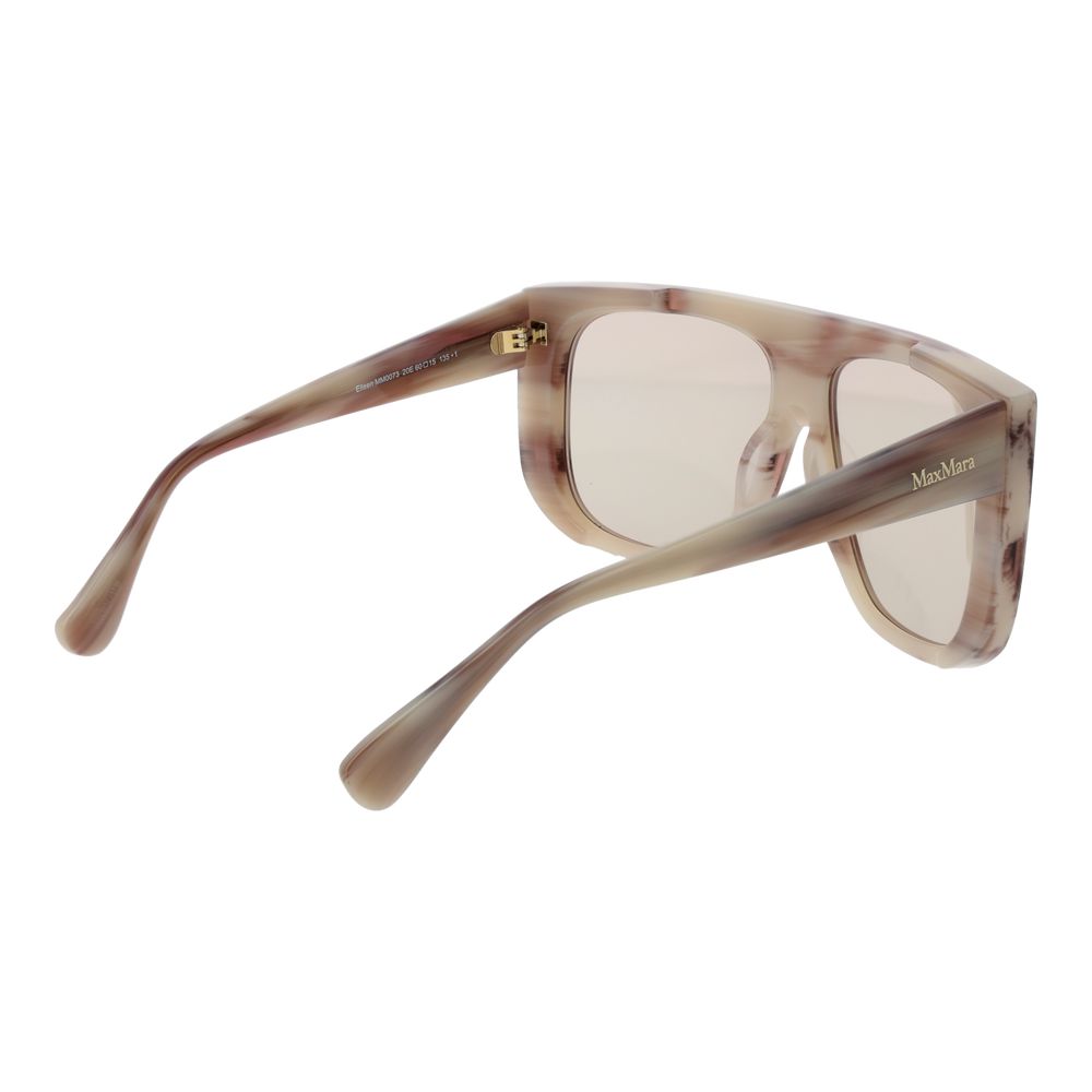 Max Mara Creme Damen Sonnenbrillen