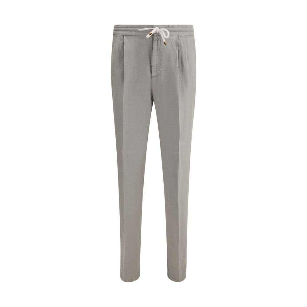 Pantaloni din in Brunello Cucinelli