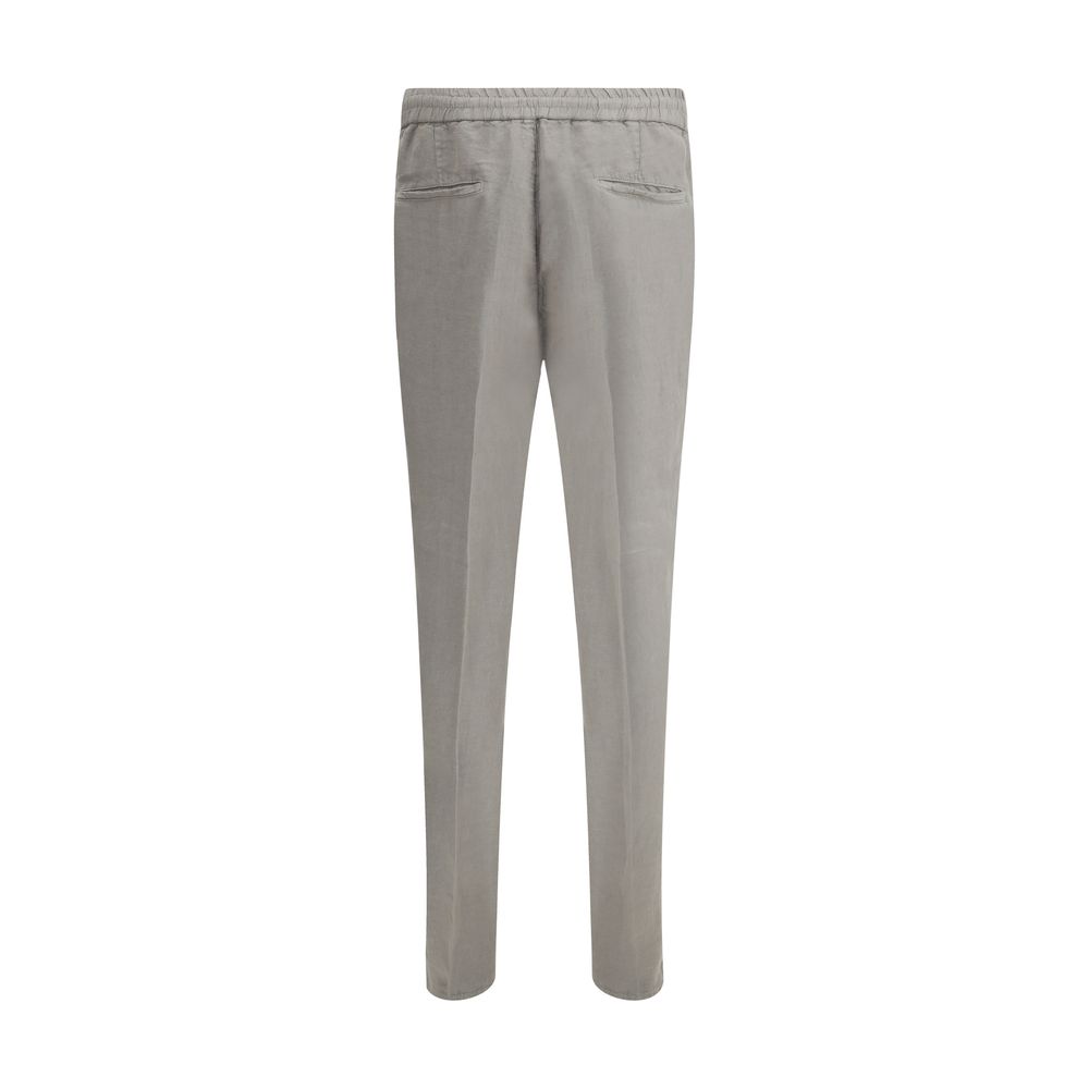 Pantaloni din in Brunello Cucinelli
