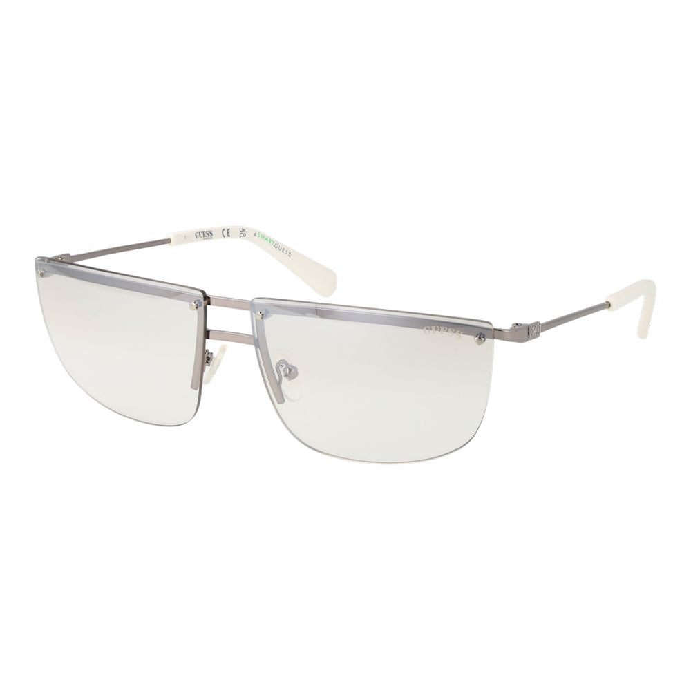 Ochelari de soare unisex argintii Guess