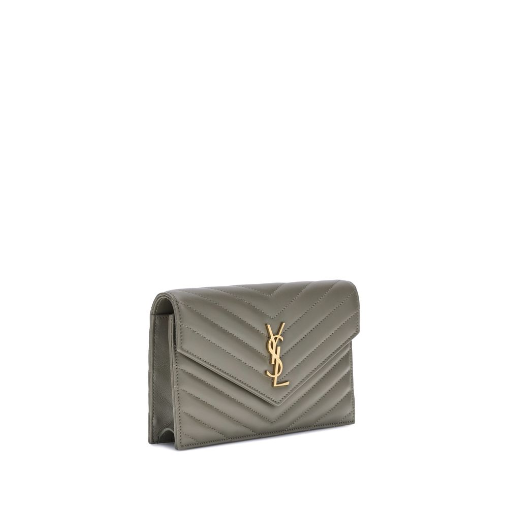Portofel Saint Laurent cu curea de umăr