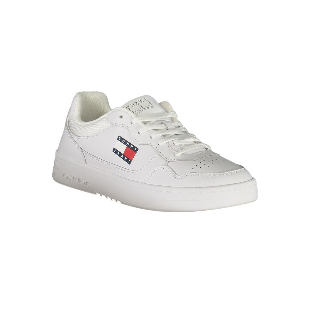 Tommy Hilfiger – Weiße Herren-Sneaker aus Leder