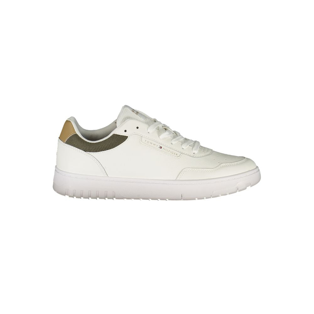 Tommy Hilfiger – Weiße Leder-Sneaker für Herren