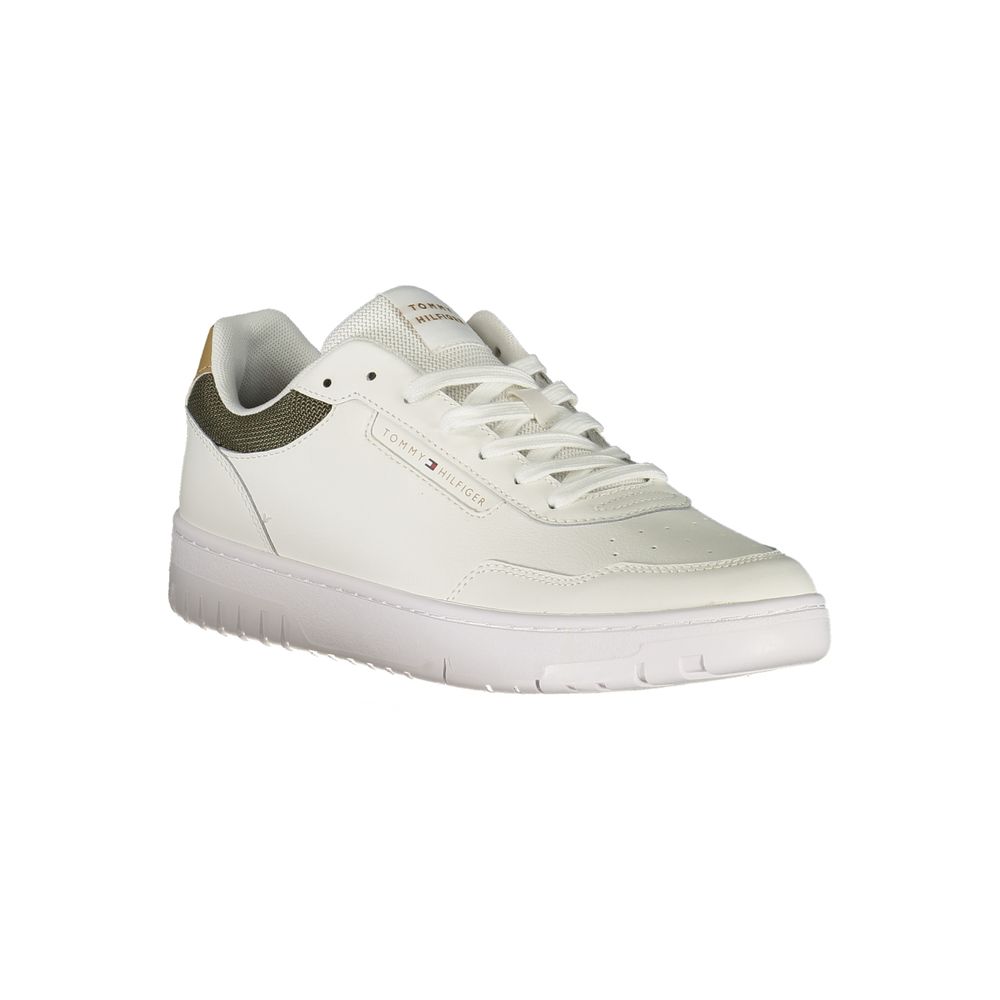 Tommy Hilfiger – Weiße Leder-Sneaker für Herren