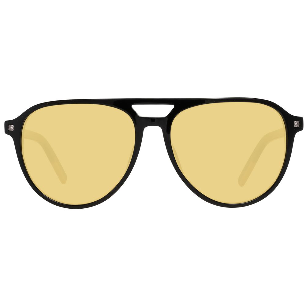 Ermenegildo Zegna – Schwarze Sonnenbrille für Herren