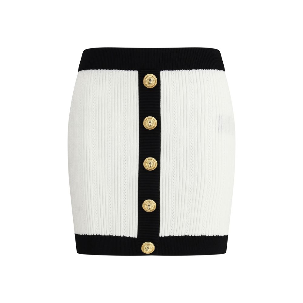 Balmain Strick-Minirock