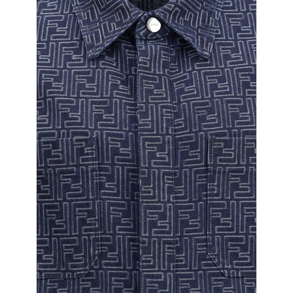 Jachetă Fendi Denim FF