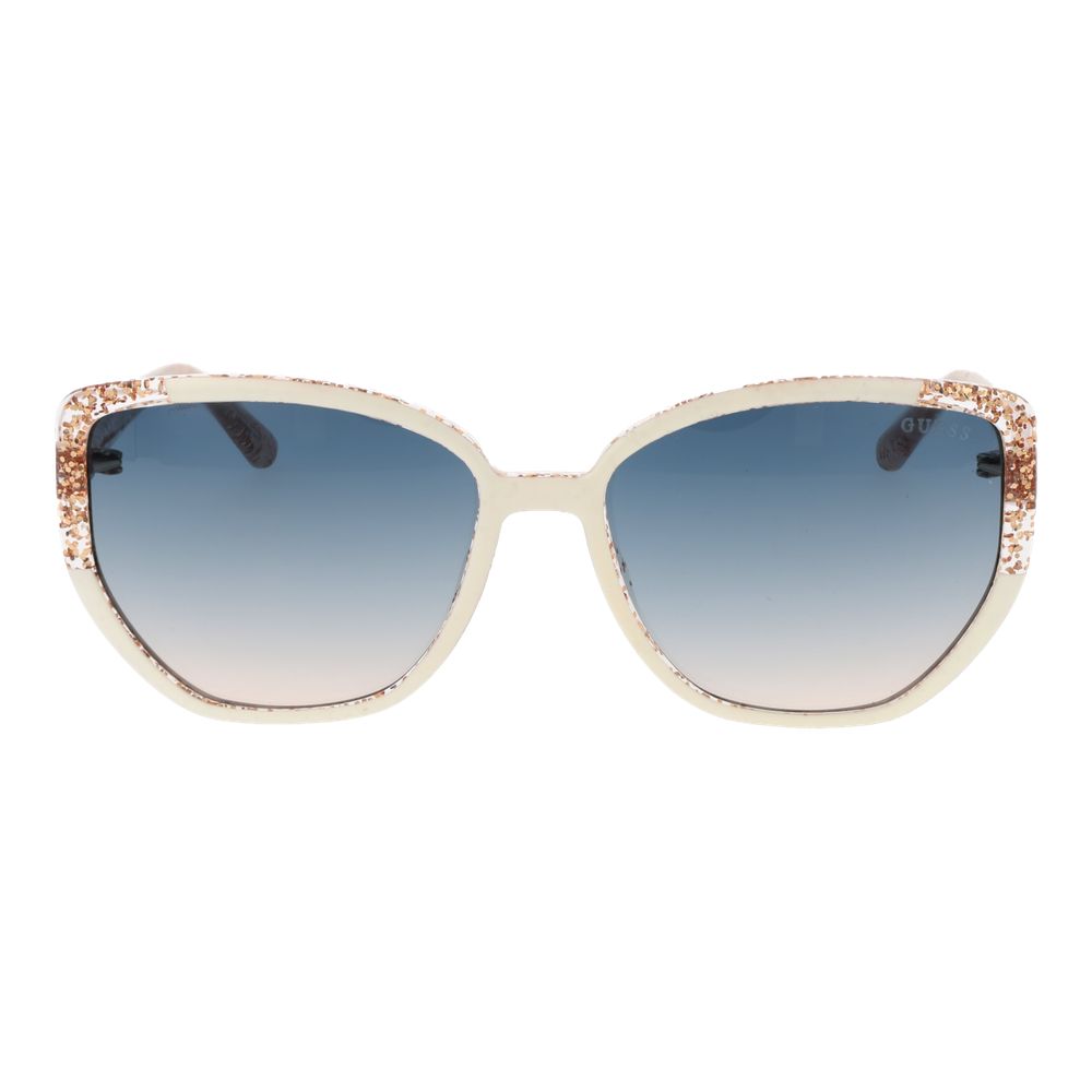 Ochelari de soare Guess crem pentru femei