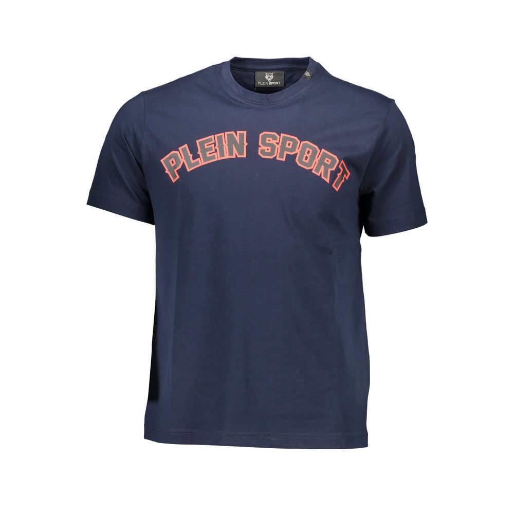 Tricou Plein Sport albastru din bumbac