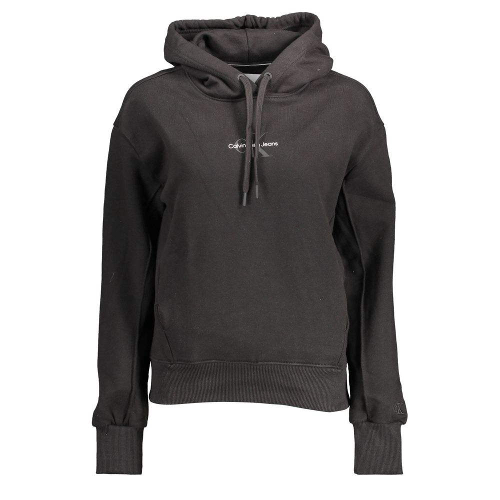 Calvin Klein Damenpullover aus schwarzer Baumwolle
