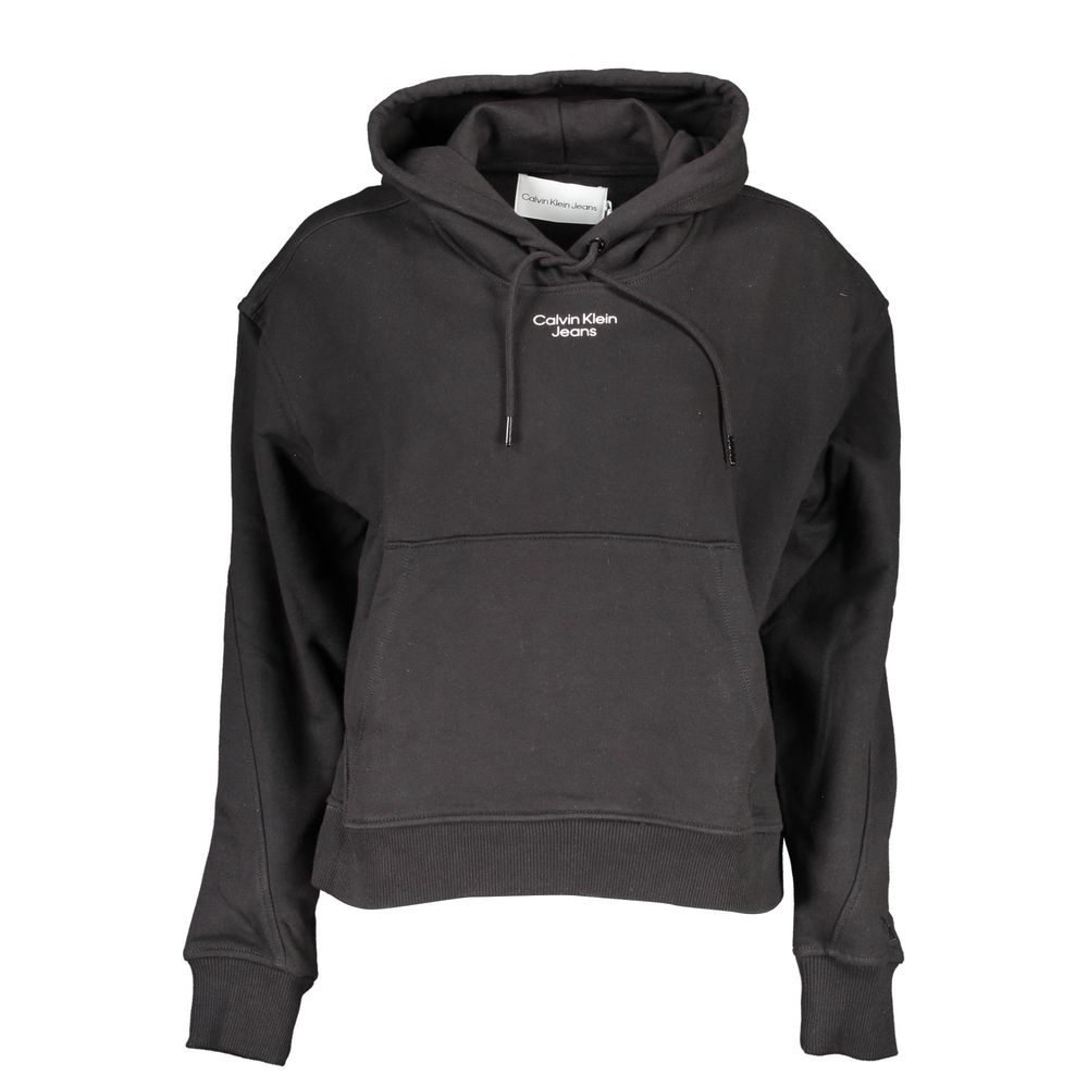 Calvin Klein Damenpullover aus schwarzer Baumwolle