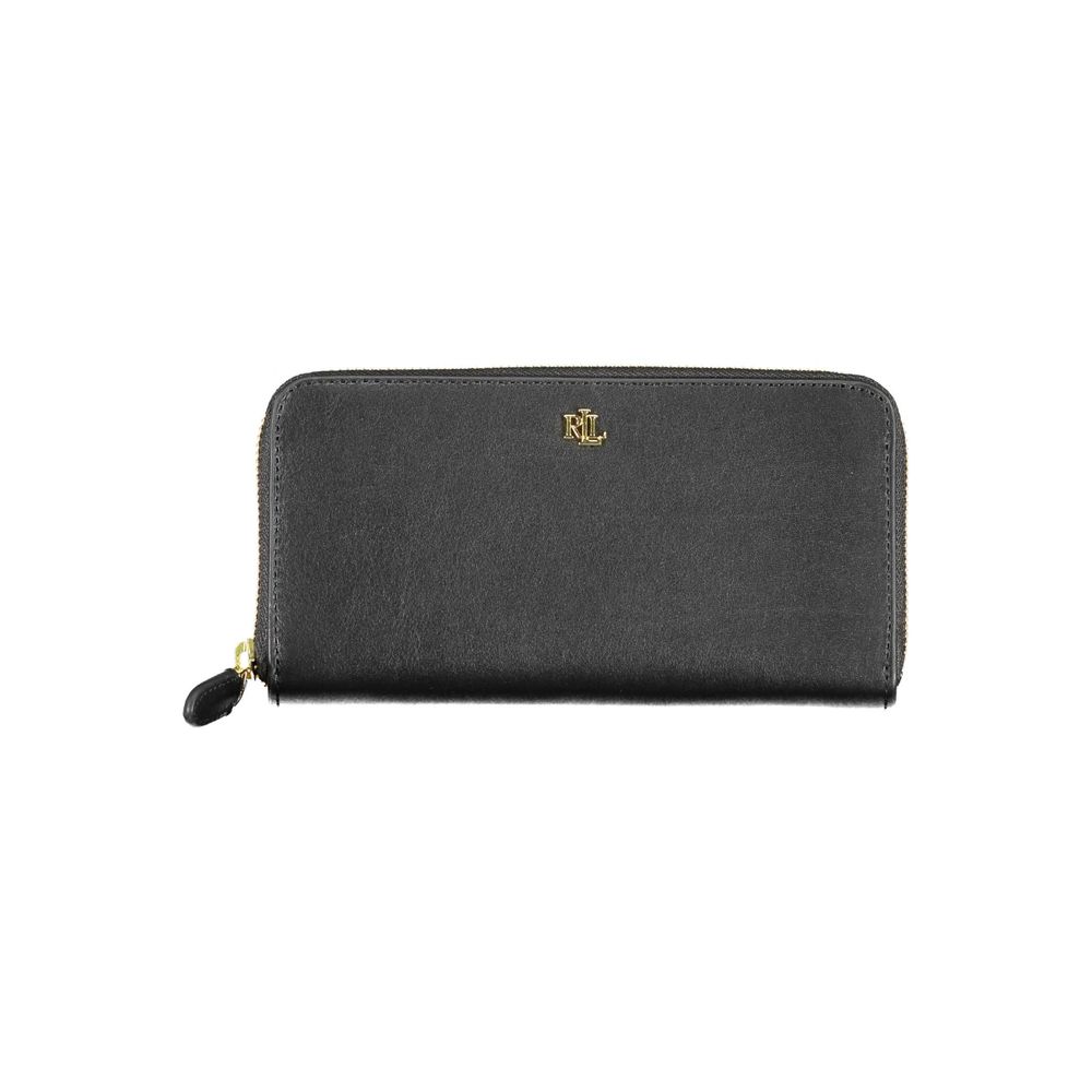 Portofel din piele neagră Ralph Lauren