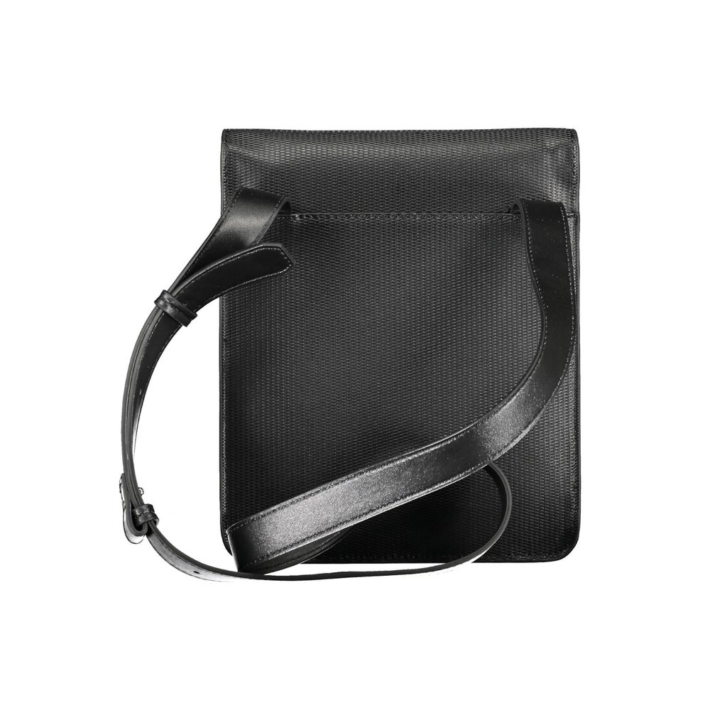 Geantă de umăr Calvin Klein neagră din poliester