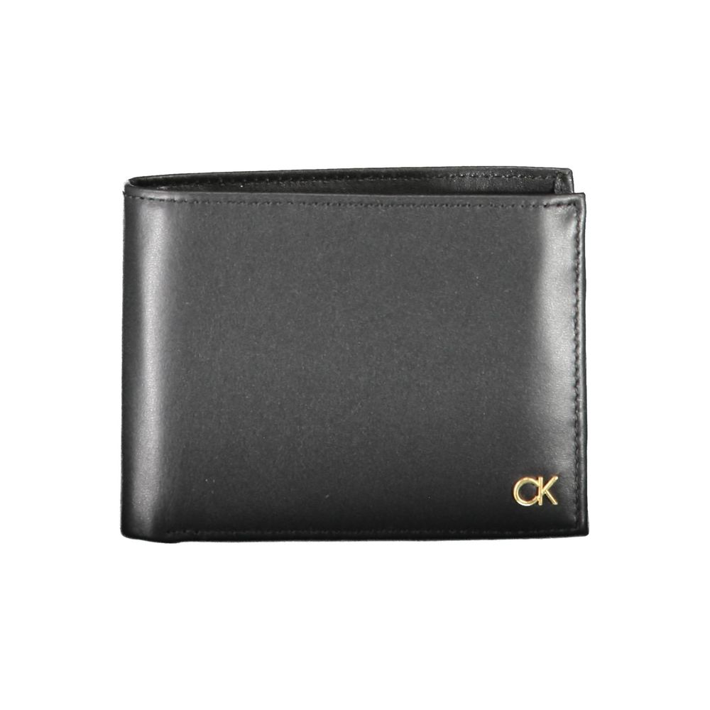 Portofel din piele neagră Calvin Klein