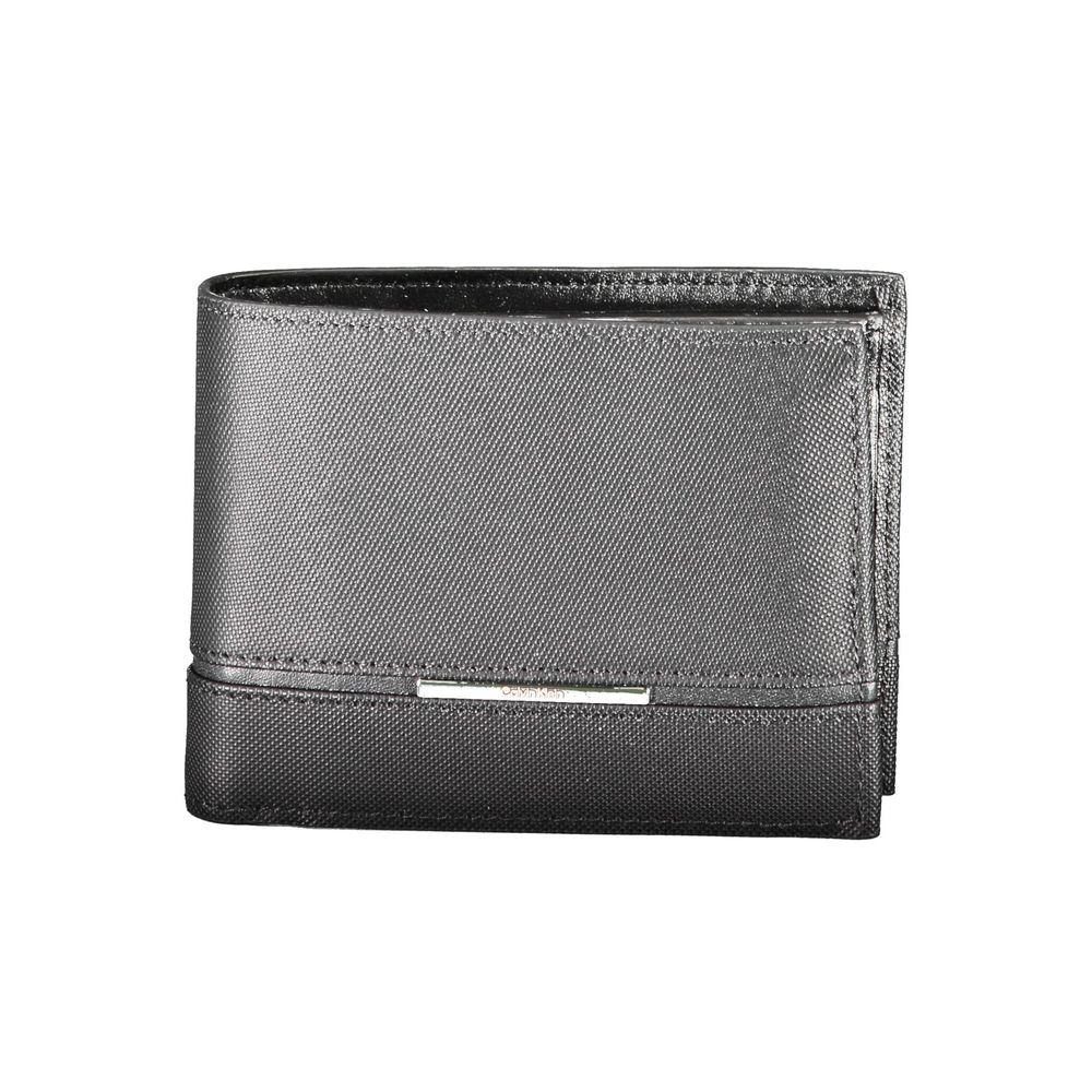 Portofel din piele neagră Calvin Klein