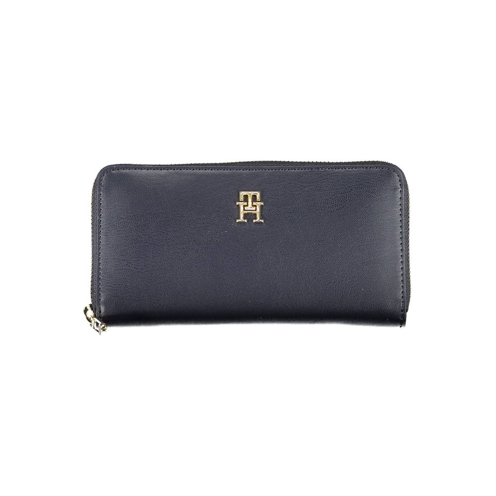 Portofel din polietilenă albastru Tommy Hilfiger