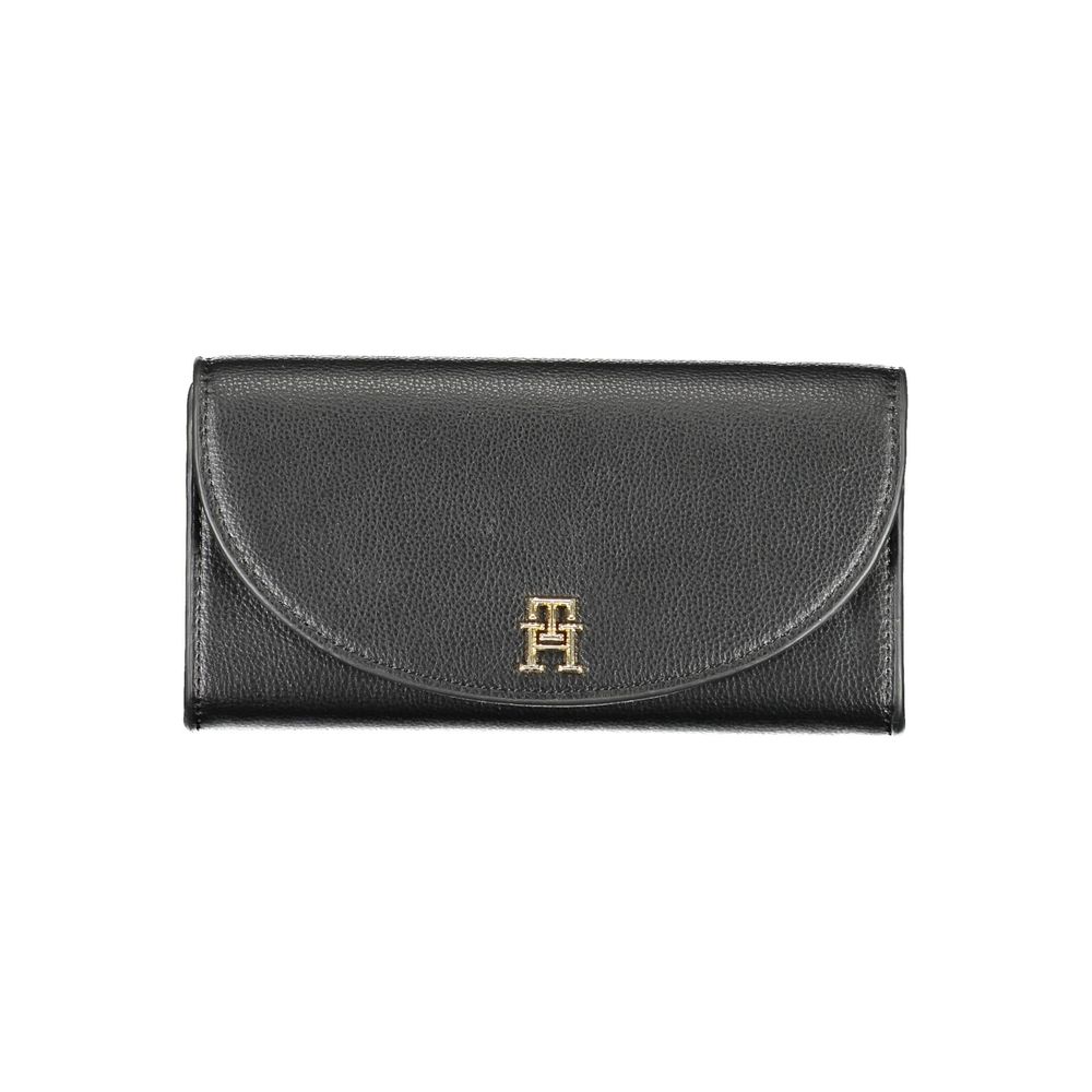 Portofel din polietilenă negru Tommy Hilfiger