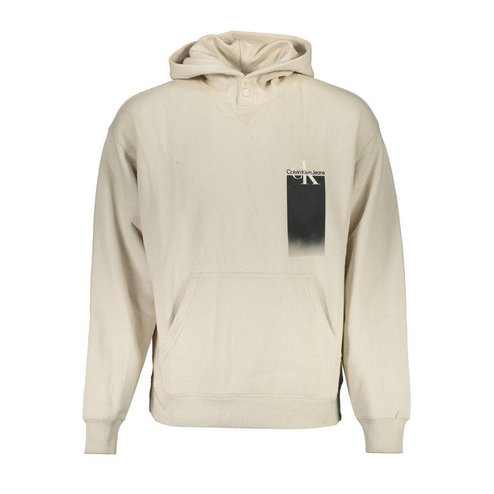 Calvin Klein Beige Herrenpullover aus Baumwolle