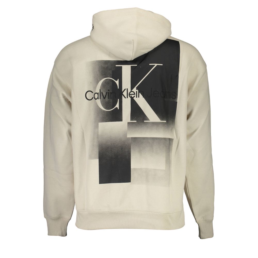 Calvin Klein Beige Herrenpullover aus Baumwolle