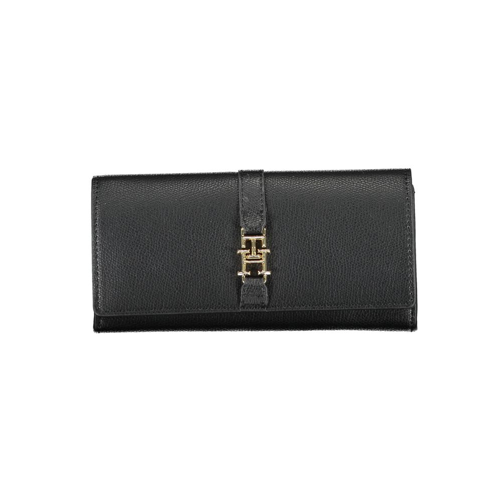 Portofel din polietilenă negru Tommy Hilfiger