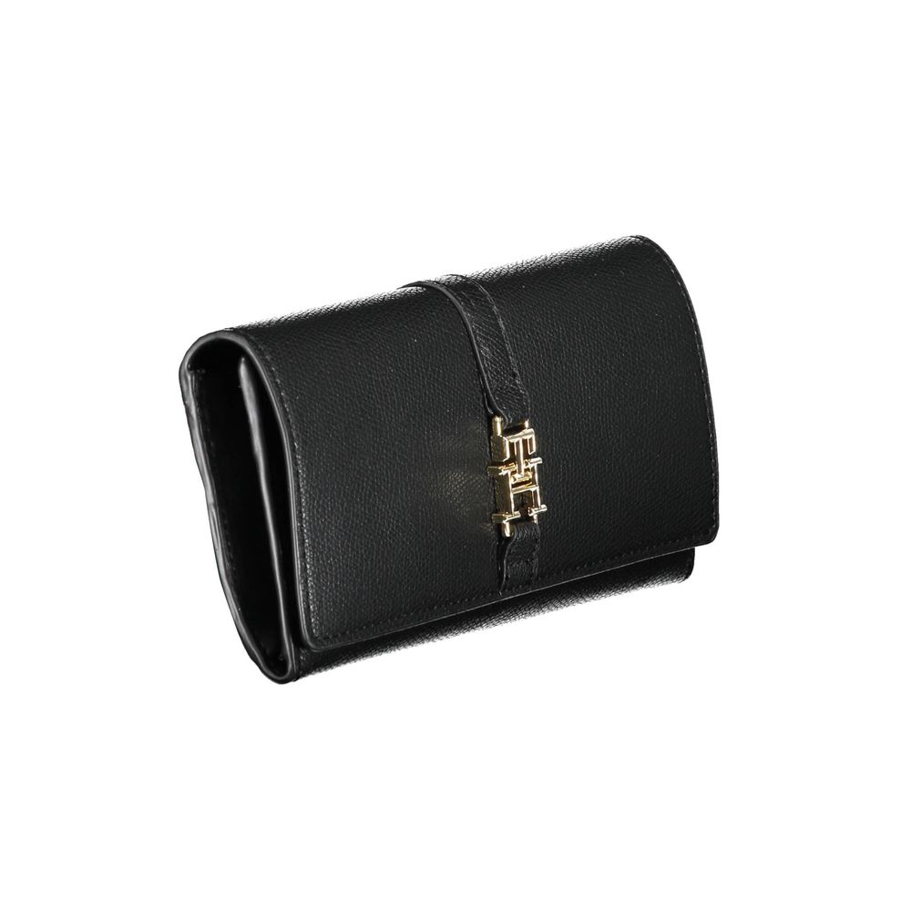 Portofel din polietilenă negru Tommy Hilfiger