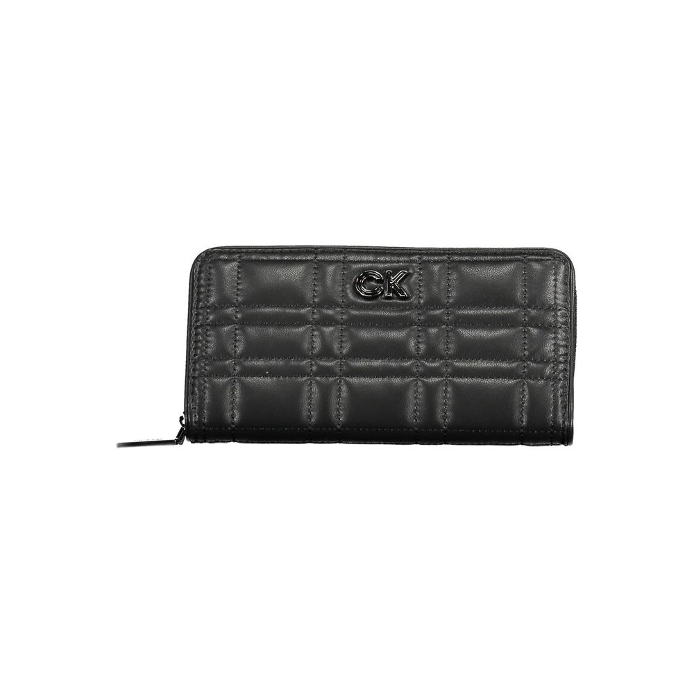 Portofel Calvin Klein negru din poliester