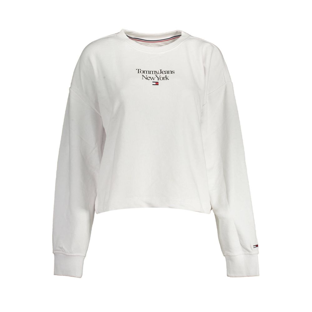 Tommy Hilfiger – Weißer Baumwollpullover für Damen