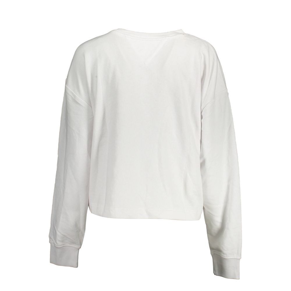 Tommy Hilfiger – Weißer Baumwollpullover für Damen