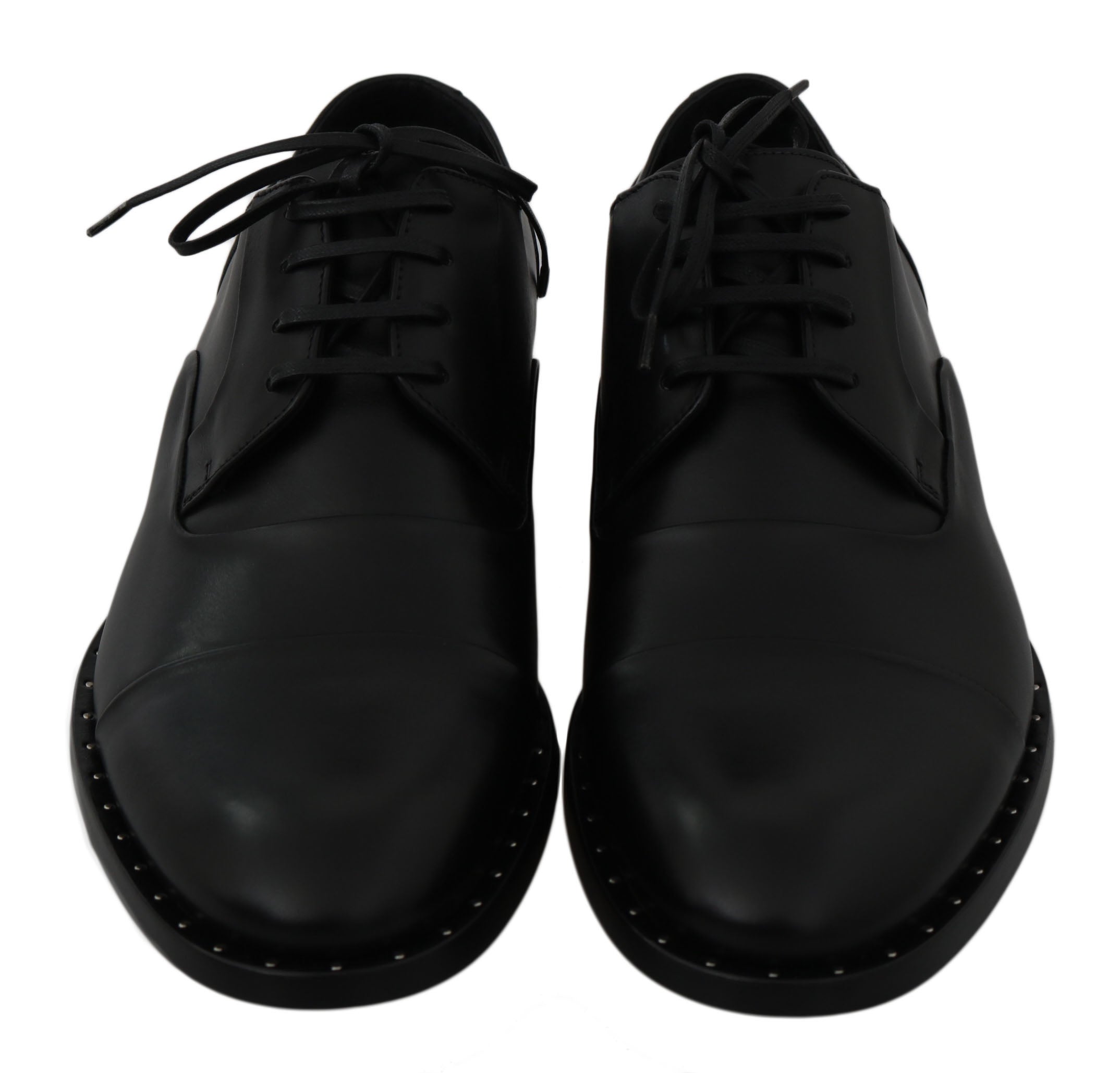 Dolce &amp; Gabbana – Elegante Abendschuhe aus schwarzem Leder