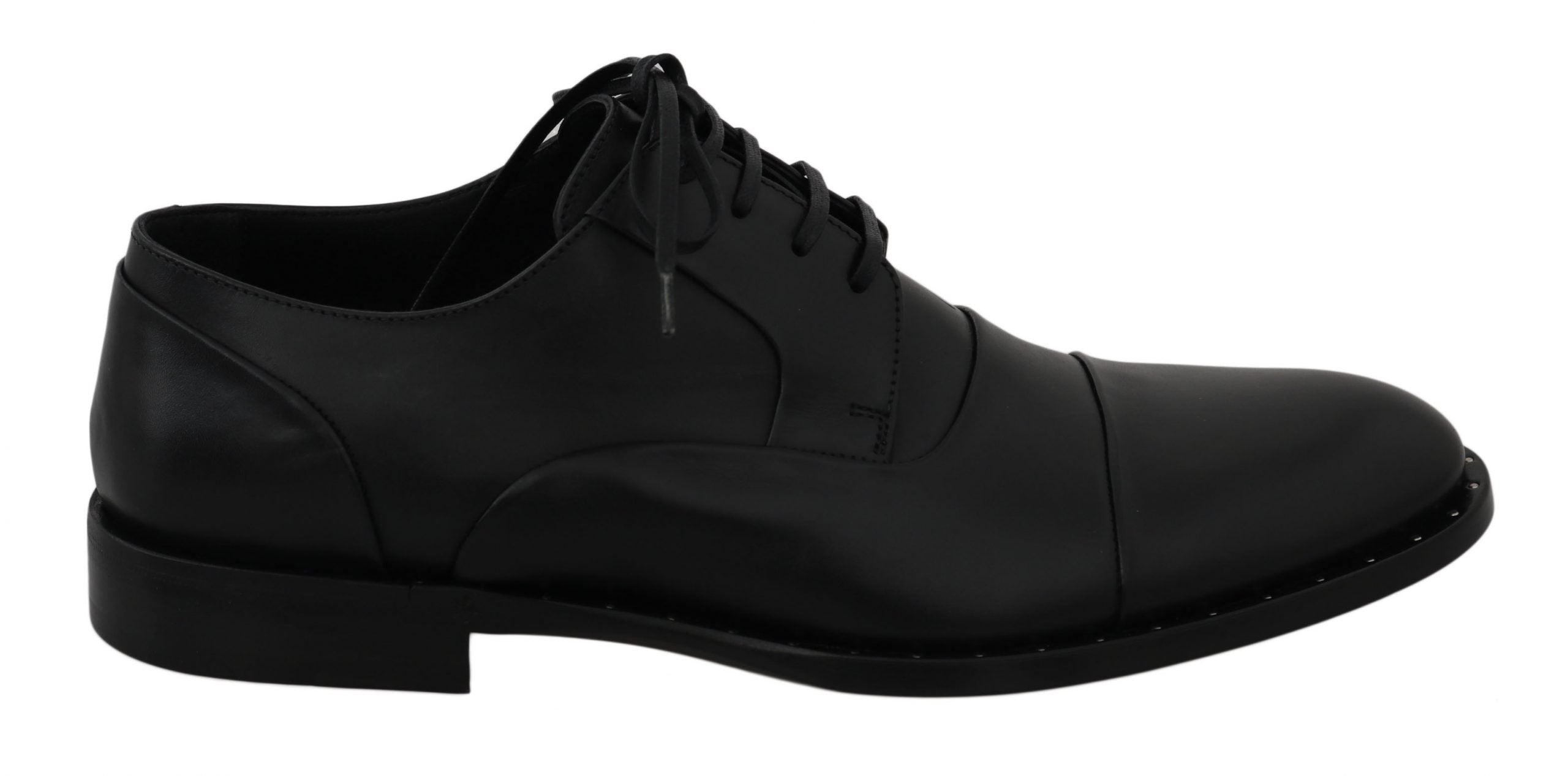 Dolce &amp; Gabbana – Elegante Abendschuhe aus schwarzem Leder