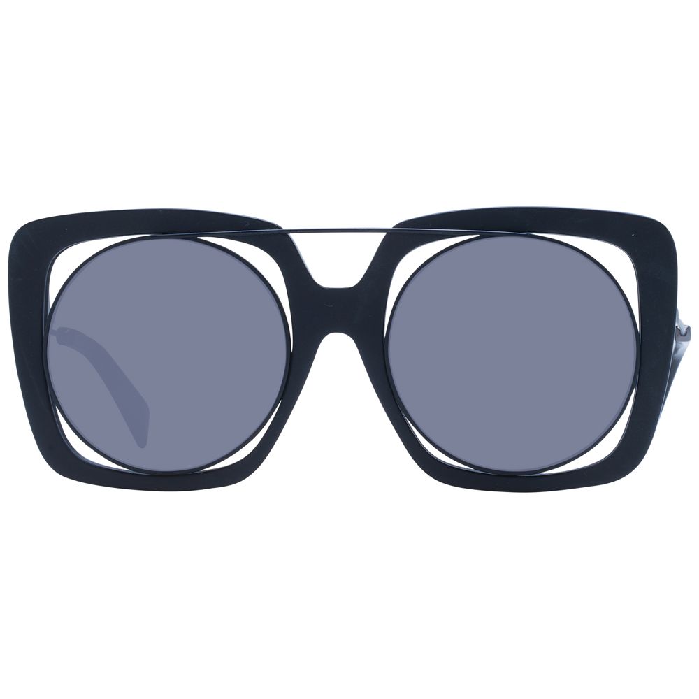 Schwarze Unisex-Sonnenbrille von Yohji Yamamoto