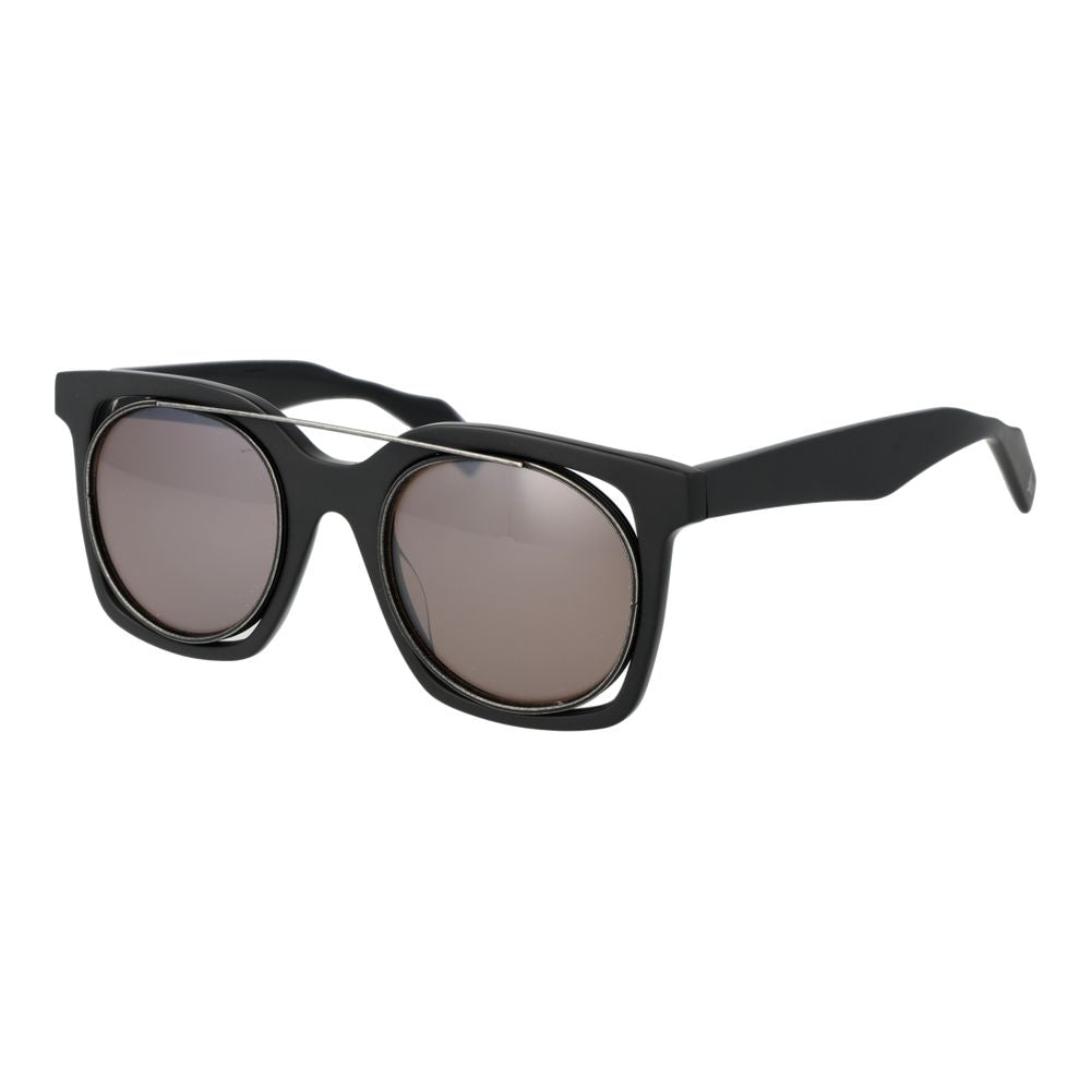 Yohji Yamamoto Graue Unisex-Sonnenbrille