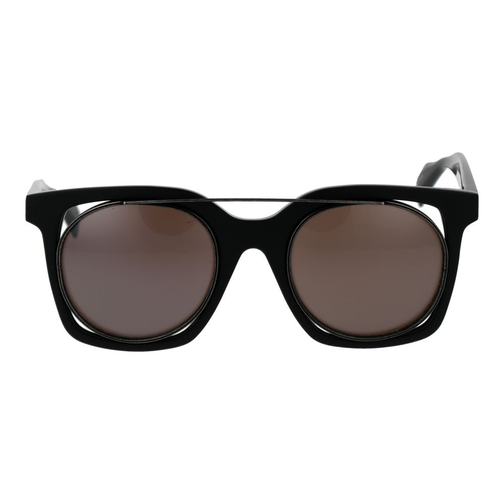 Yohji Yamamoto Graue Unisex-Sonnenbrille