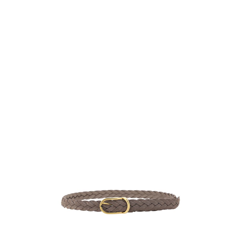 Curea din piele Brunello Cucinelli cu design împletit