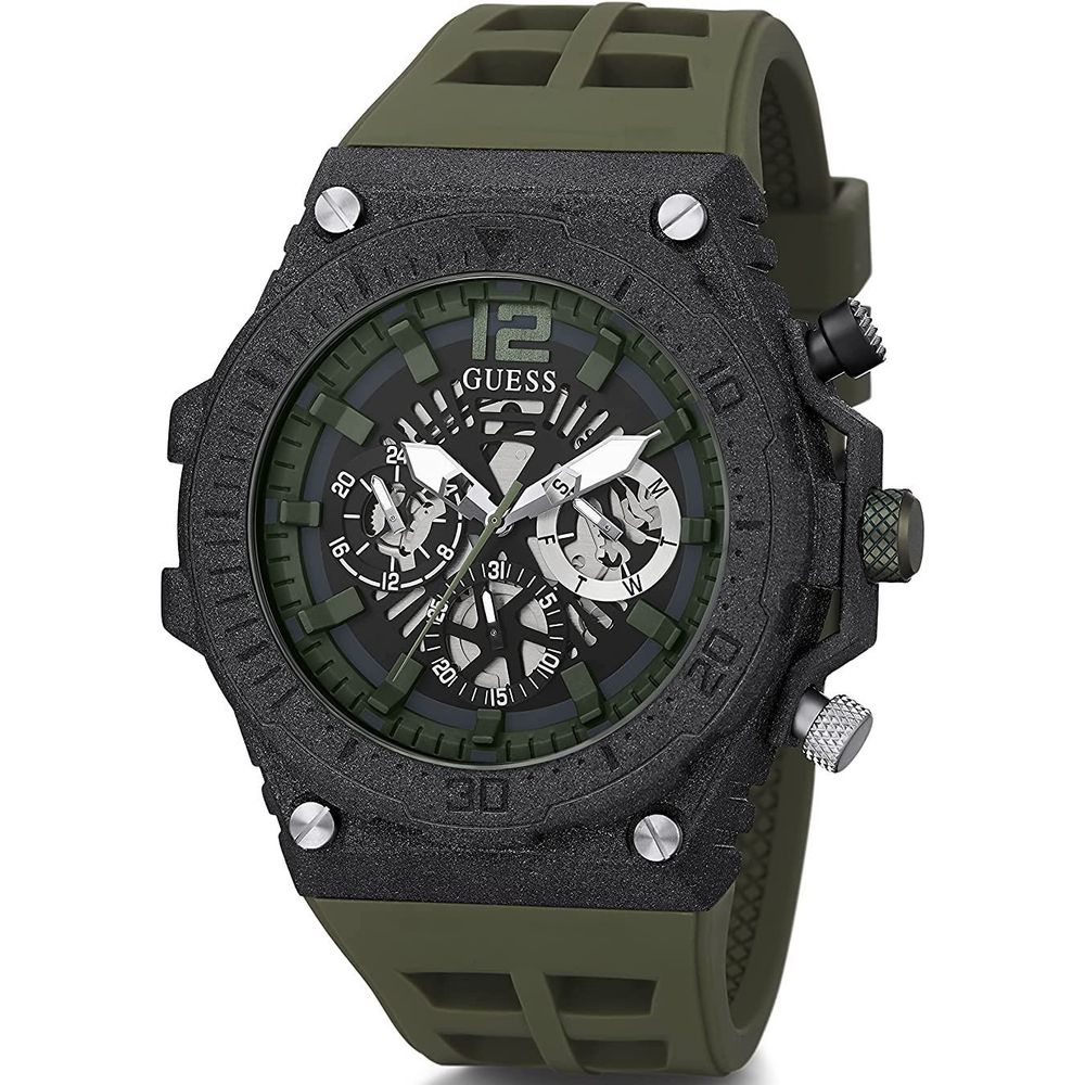 Ceas sintetic verde Guess