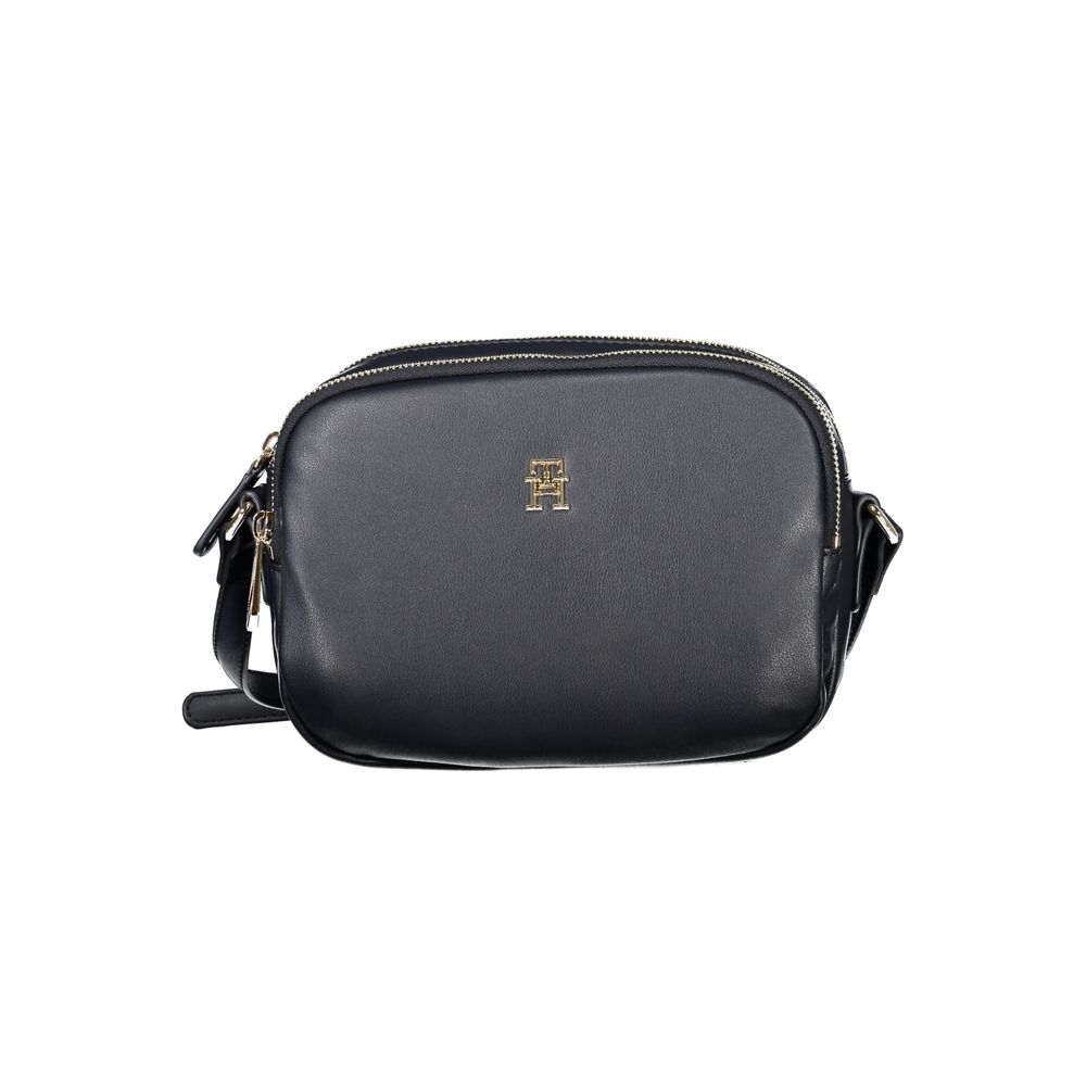 Geantă de mână Tommy Hilfiger albastră din poliester