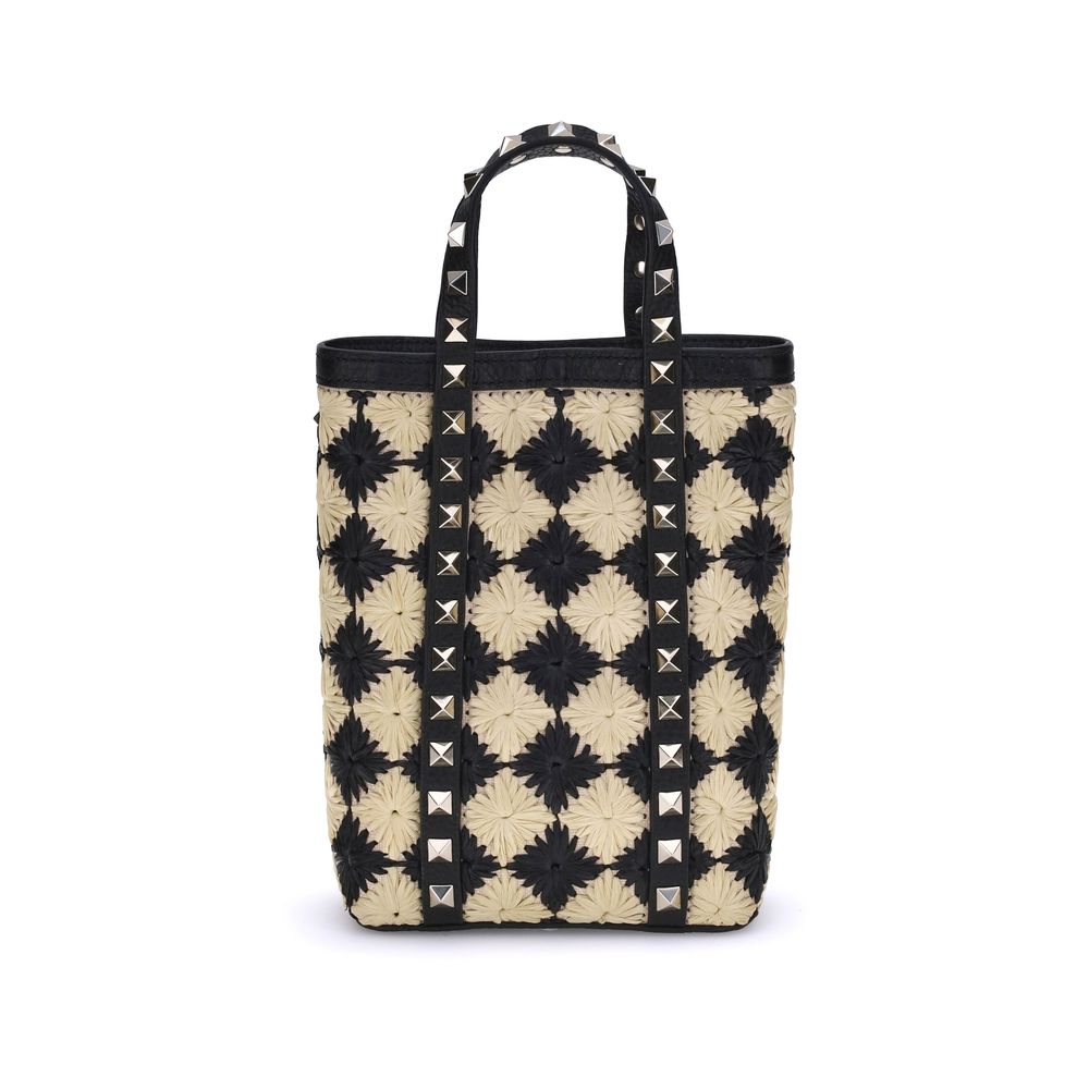 Geantă mini tote Valentino Garavani Rockstud