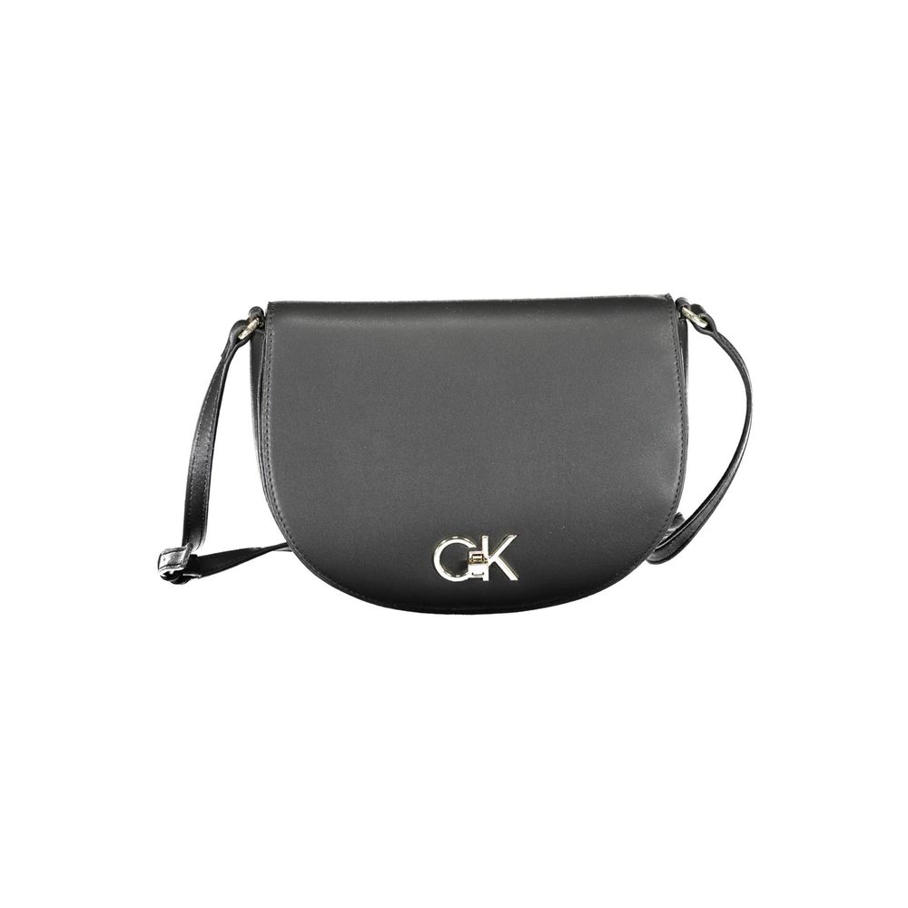 Geantă de mână Calvin Klein neagră din poliester
