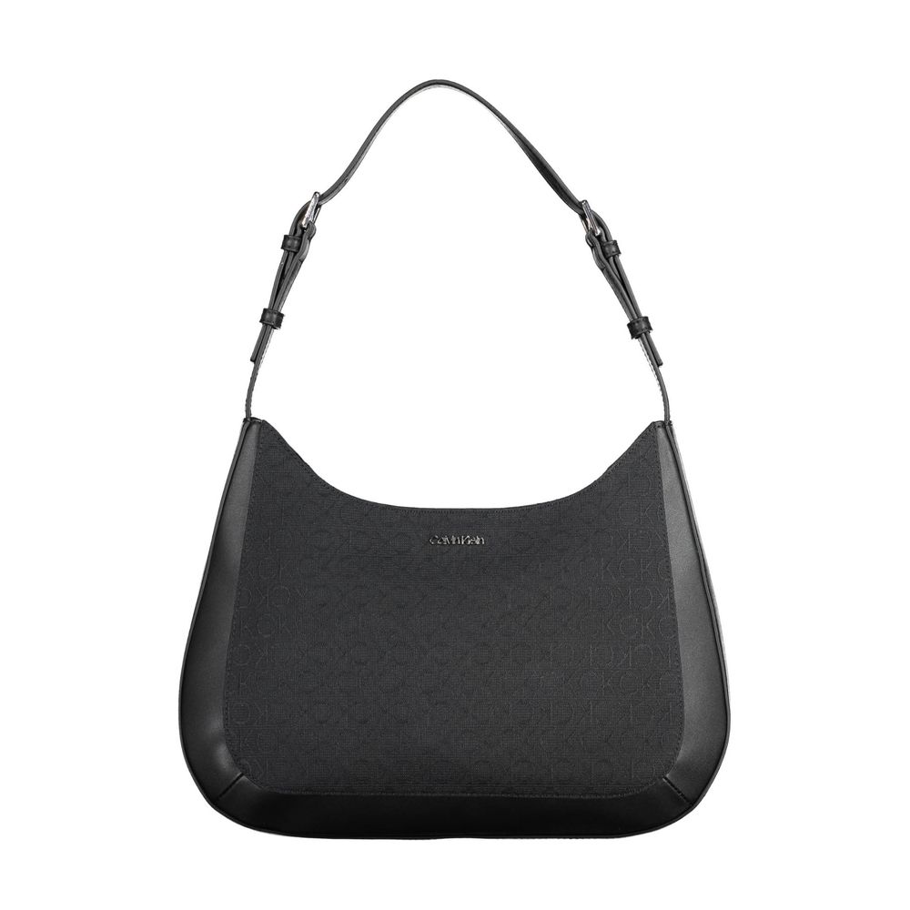 Geantă de mână Calvin Klein neagră din poliester