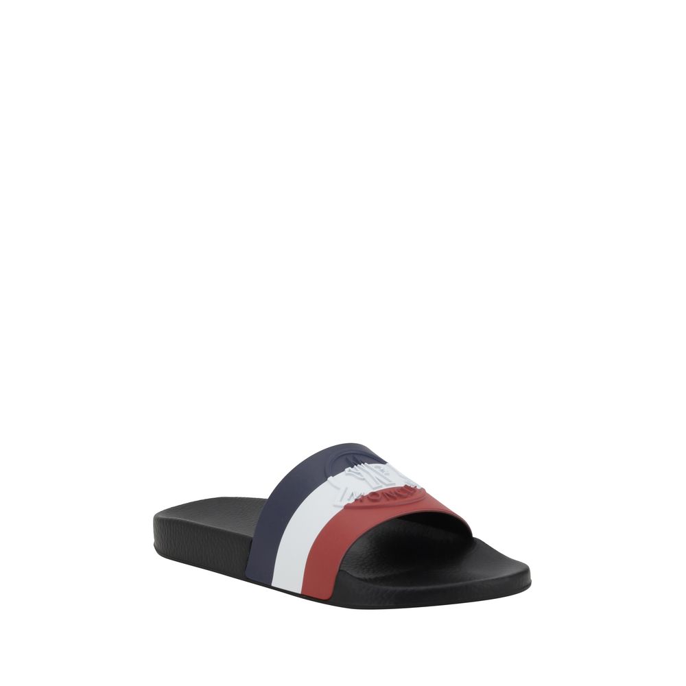 Hausschuhe mit Moncler-Logo