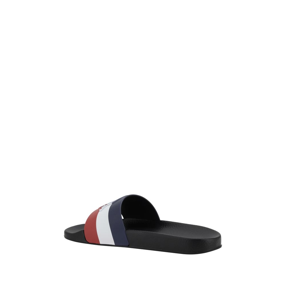 Hausschuhe mit Moncler-Logo